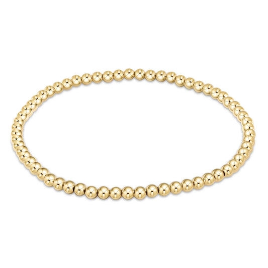 ENewton/ Extends/ Classic Gold 3mm Bead Bracelet
