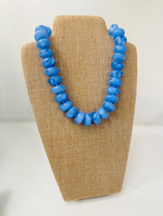 HD/ The Bimmie Beaded Necklace/ Periwinkle