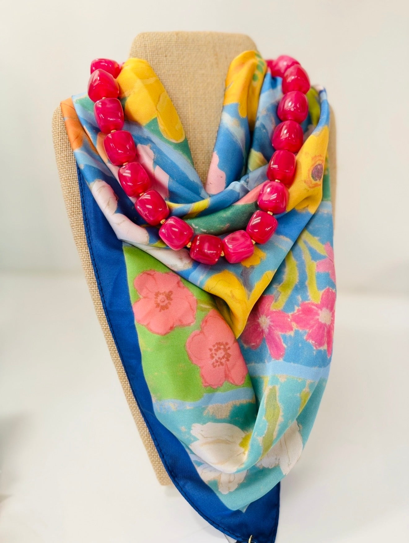 HD/ The Flower Postcard Scarf