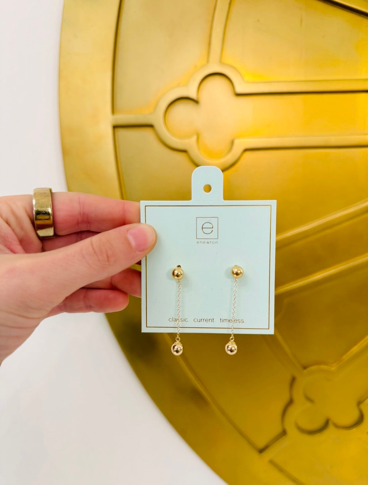 ENewton/ Simplicity Chain Gold Drop-Gold 6MM