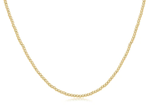 ENewton/ 15" Choker Classic Gold 2mm Bead