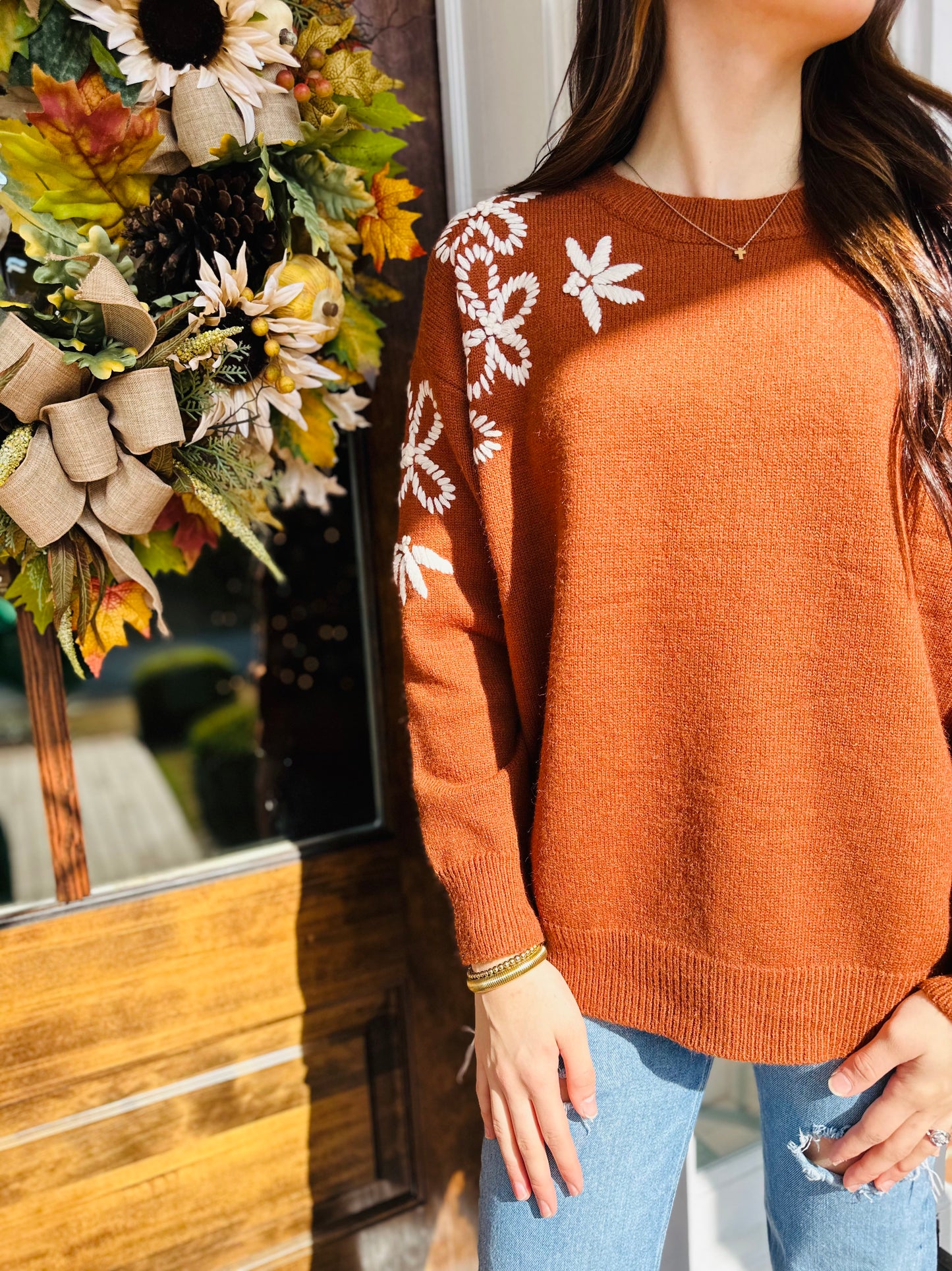 The Evi Embroidered Sweater