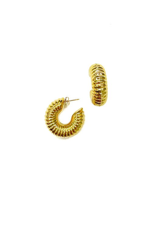 BPD/ The Brigerton Hoop-Gold Post