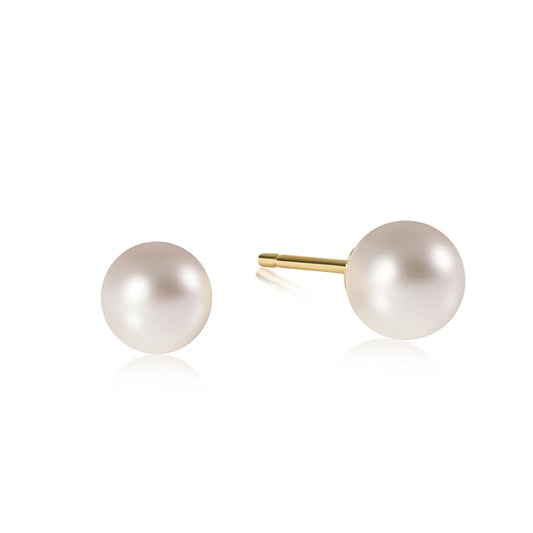 ENewton/ Classic 8MM Ball Stud-Pearl