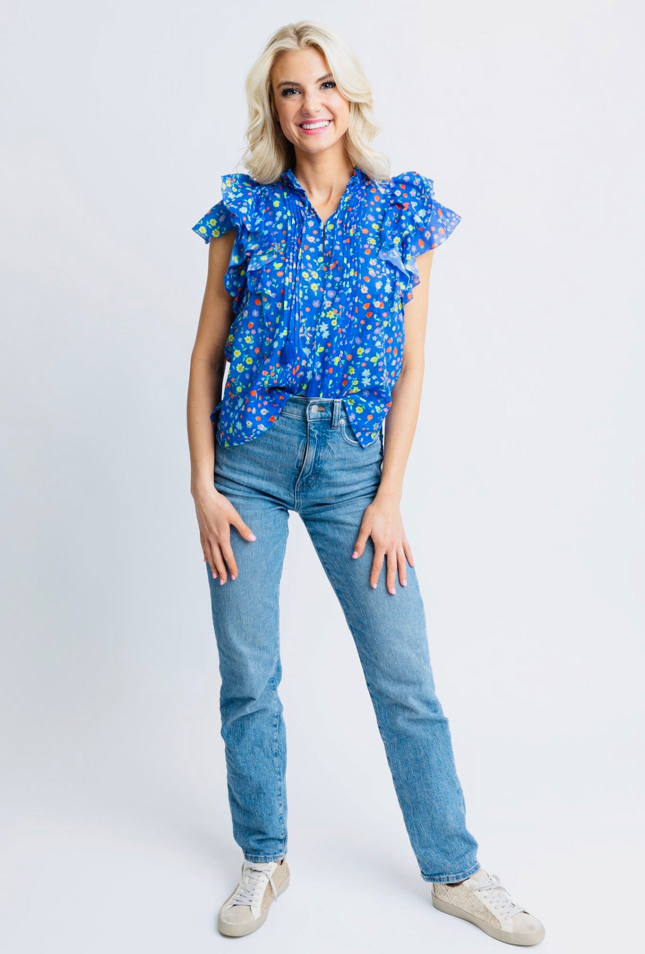 The Fruity Frill Top/ FINAL SALE