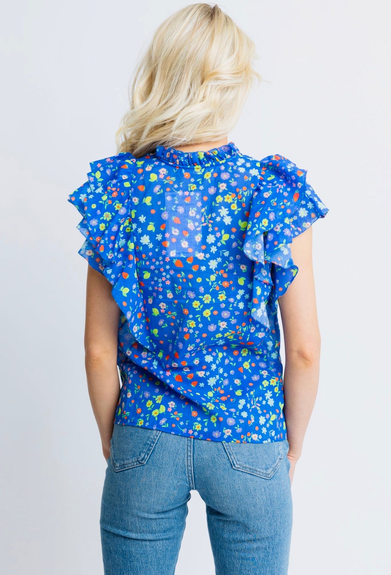 The Fruity Frill Top/ FINAL SALE