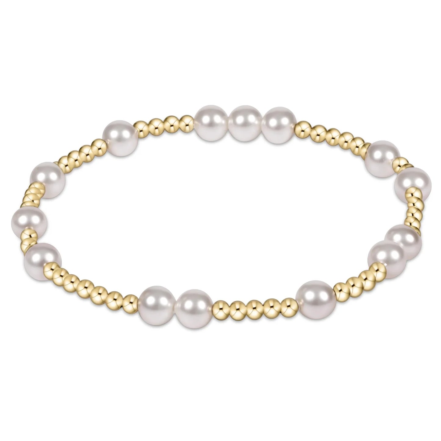 ENewton/ Extends/ Hope Unwritten 6MM Bead Bracelet - Pearl