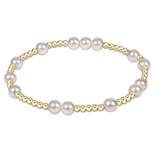 ENewton/ Extends/ Hope Unwritten 6MM Bead Bracelet - Pearl