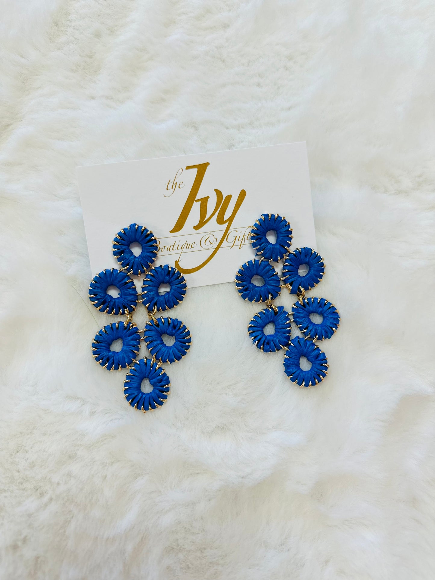 The Rover Raffia Drop Earring