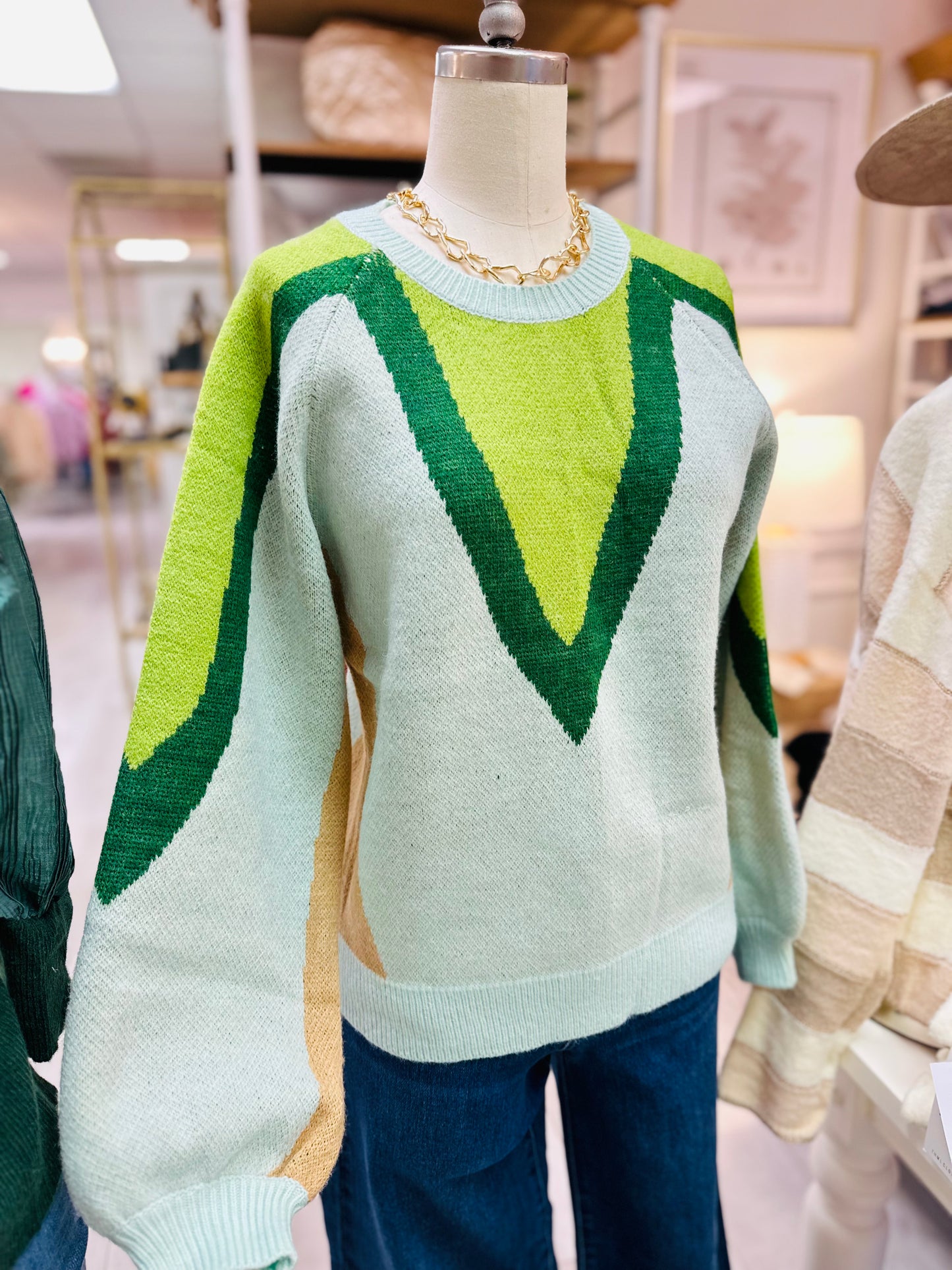 The Shea Striped Sweater