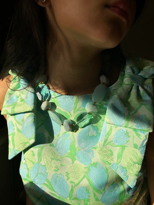 BPD/ The Lapan II Necklace/ Ice Blue