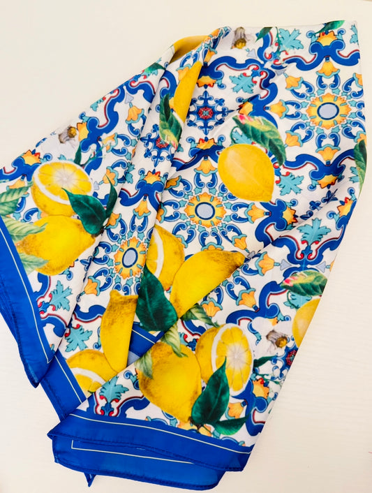 The Leo Lemon Italian Scarf