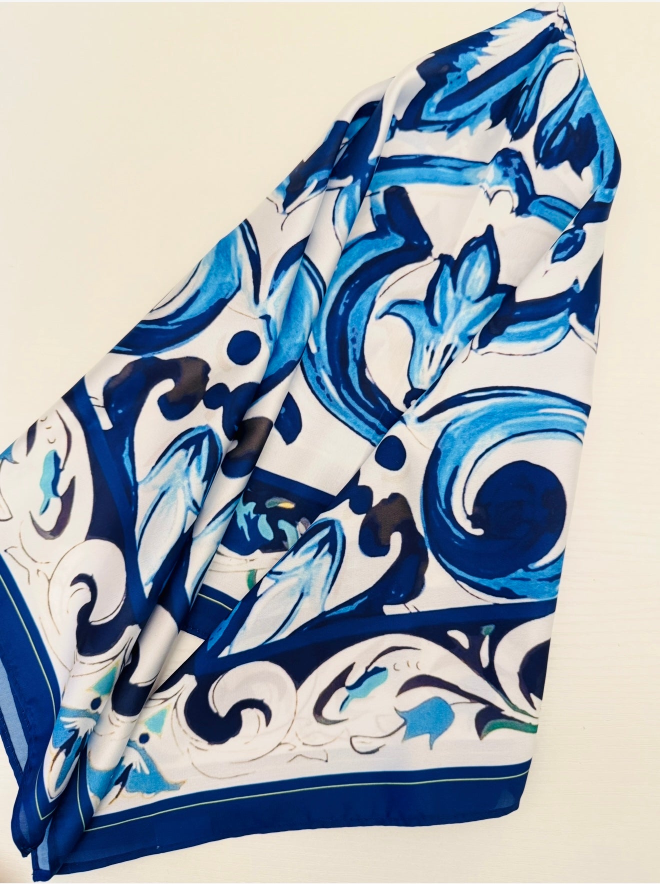 The Antonio Abstract Italian Scarf