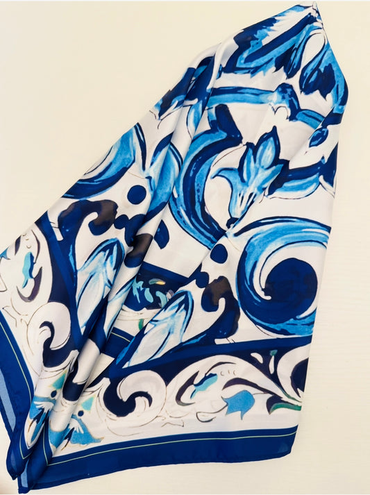 The Antonio Abstract Italian Scarf