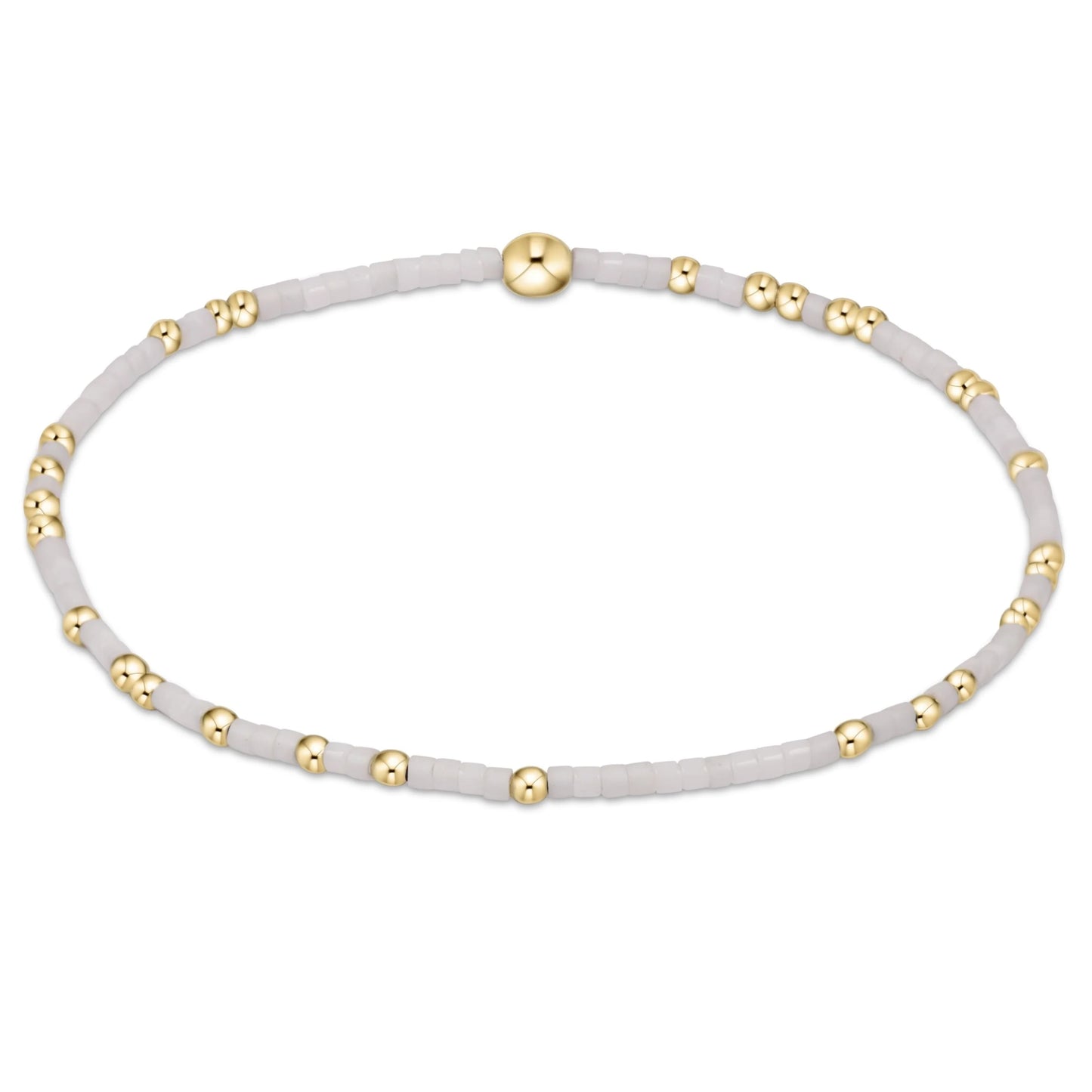 ENewton/ Gameday Hope Unwritten Bracelet-White