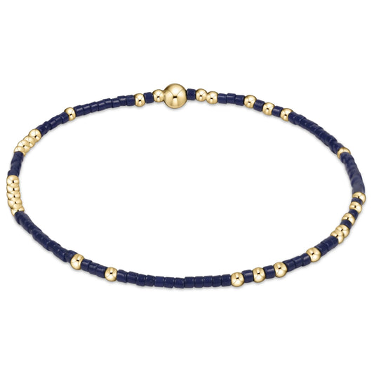 ENewton/ Gameday Hope Unwritten Bracelet/ Matte Navy