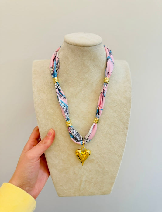 The Palm Scarf Necklace