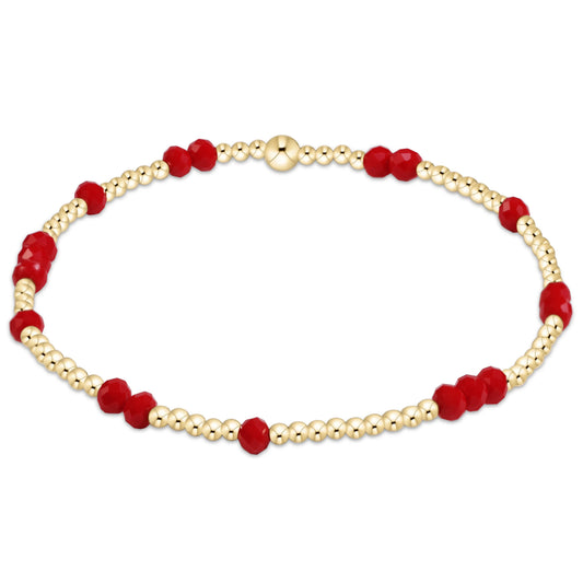ENewton/ Gameday Flirty Hope Unwritten Bracelet-Red