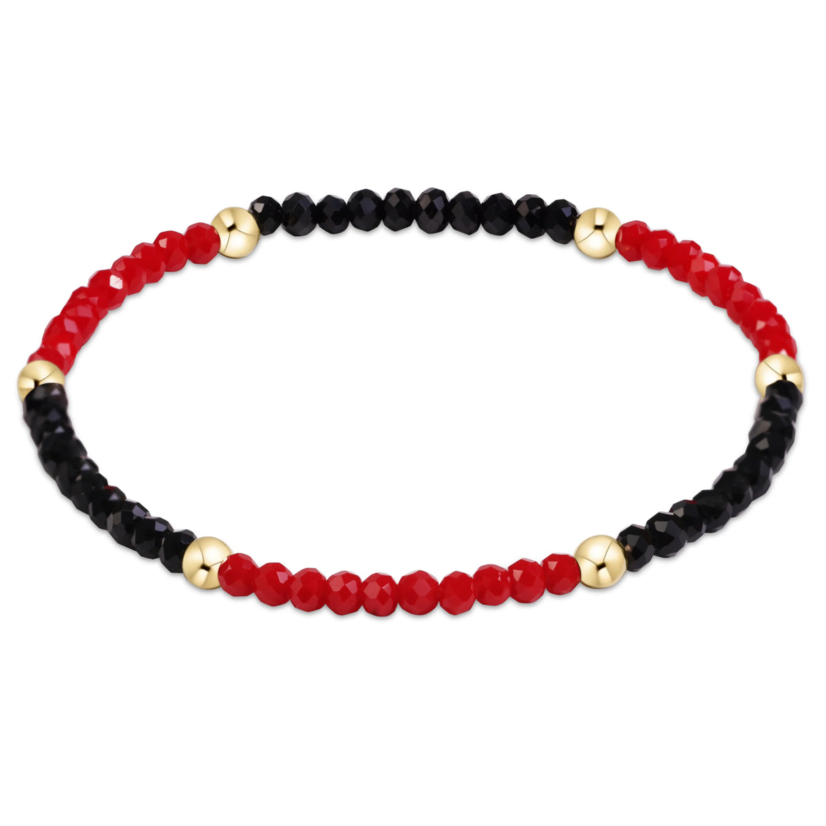 ENewton/ Gameday Flirty Presence Bracelet-Red + Black