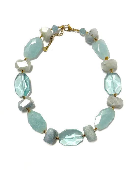 BPD/ The Lapan II Necklace/ Ice Blue