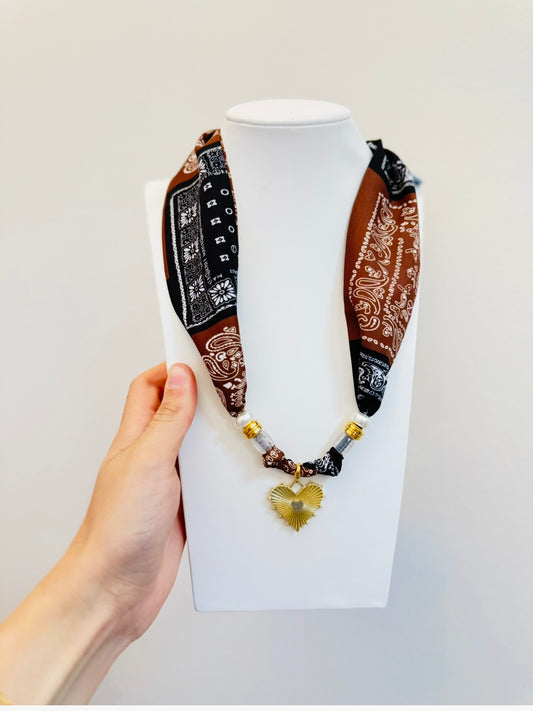 BPD/ Scarf IV Necklace/ Heart