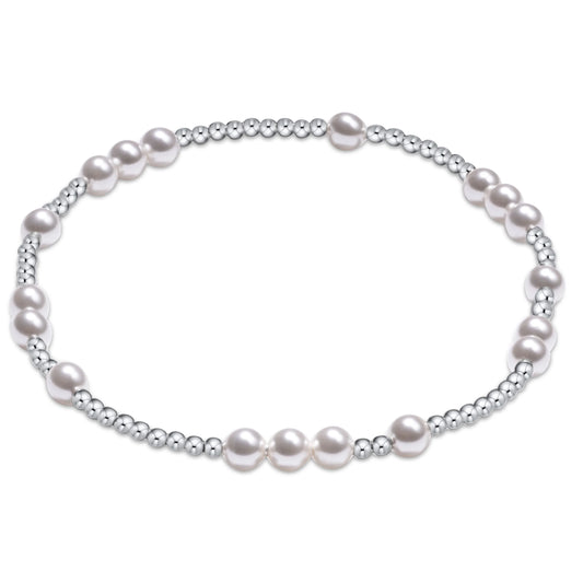 ENewton/ Hope Unwritten Pearl 4MM Sterling Bracelet