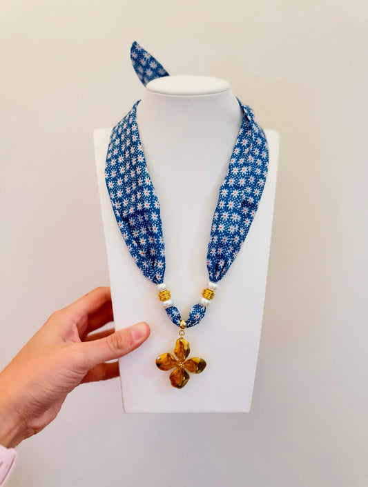 BPD/ Scarf II Necklace/ Floral