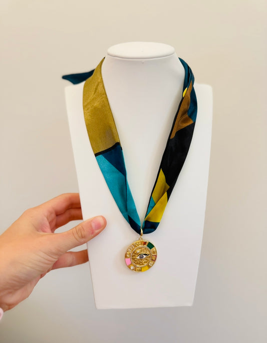 BPD/ Scarf I Necklace/ Eye Charm