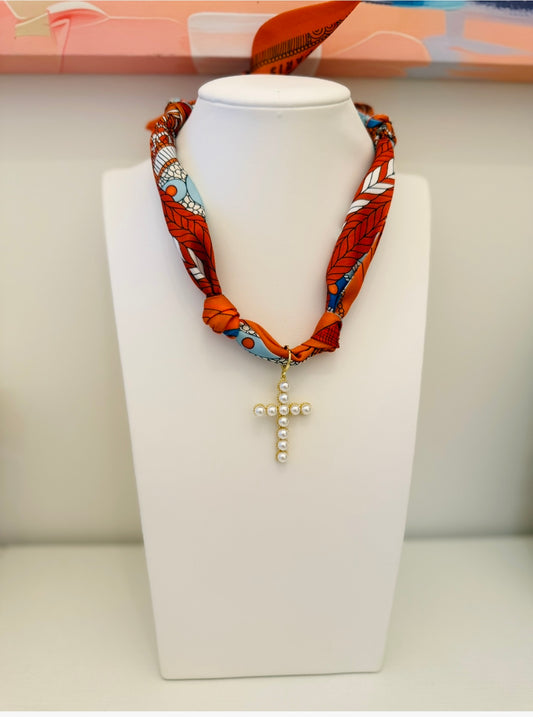The Palmas Scarf Necklace