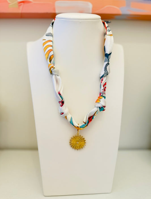 The Create Your Own Necklace-Scarf EE-Large Coin