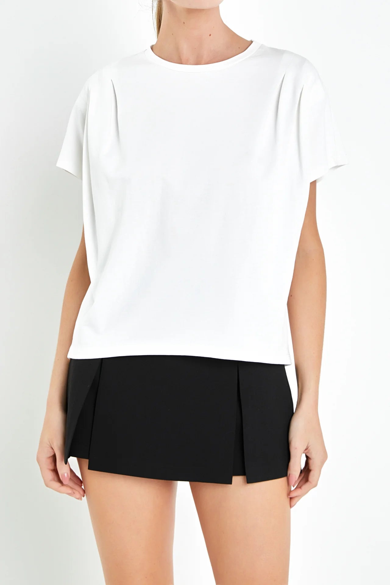 The Presley Pleated Tee