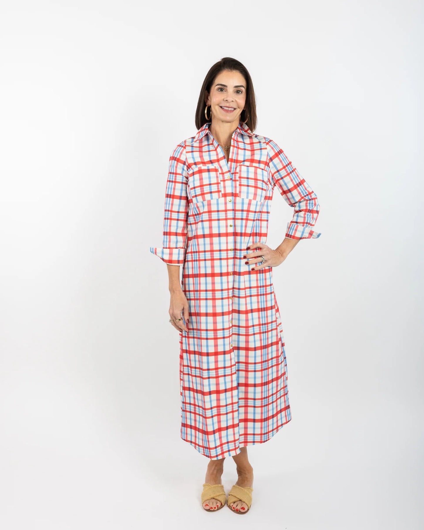 The Harper Dress/ Summer Plaid