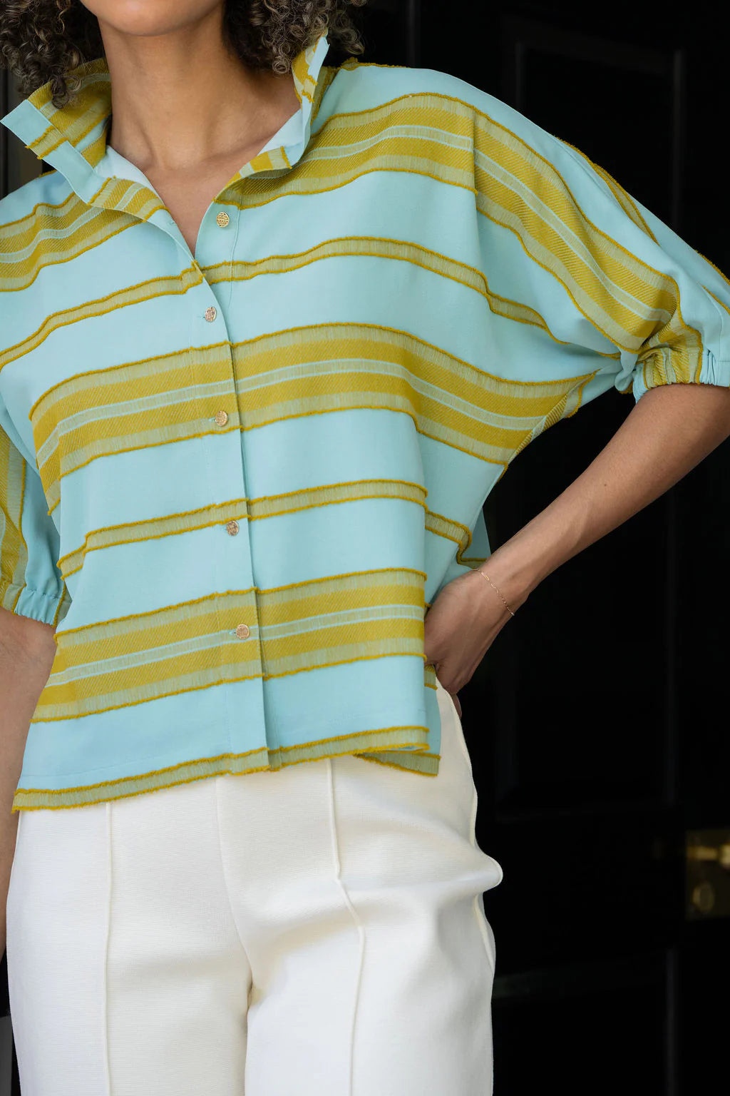 Emily McCarthy/ Bonny Top/ Fringe Stripe