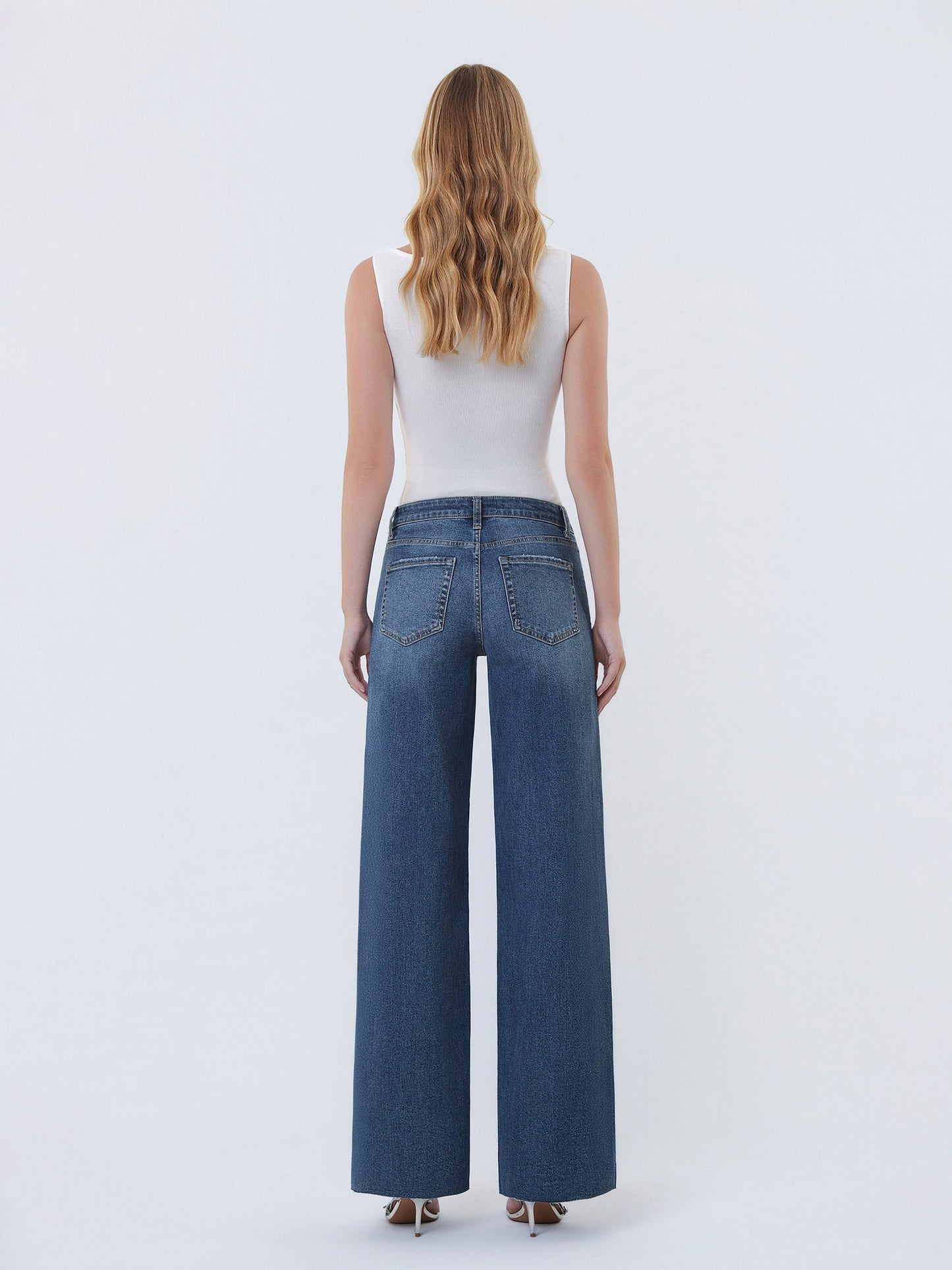 Vervet/ HR Wide Leg Jean/ Ingenuously