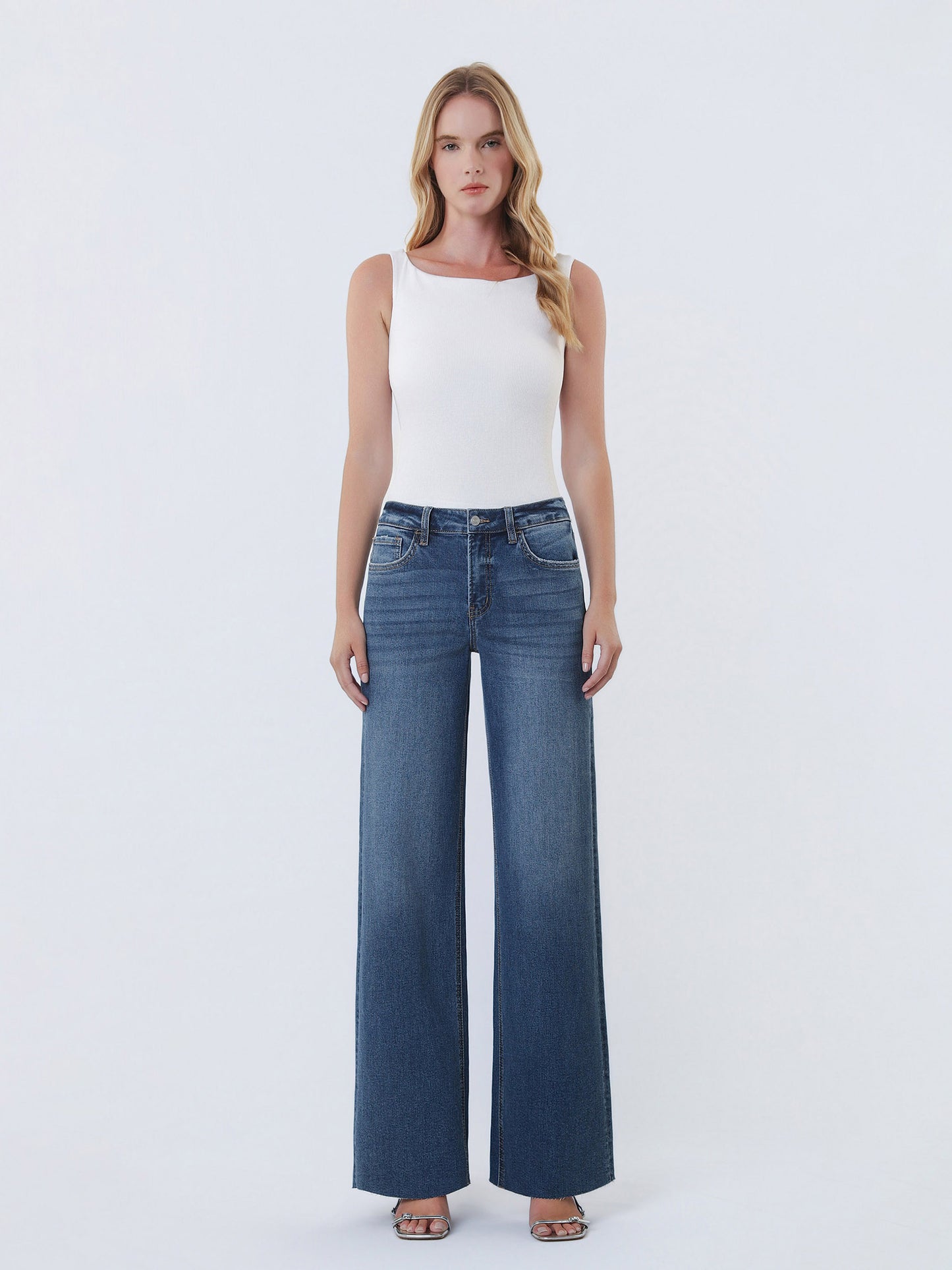 Vervet/ HR Wide Leg Jean/ Ingenuously