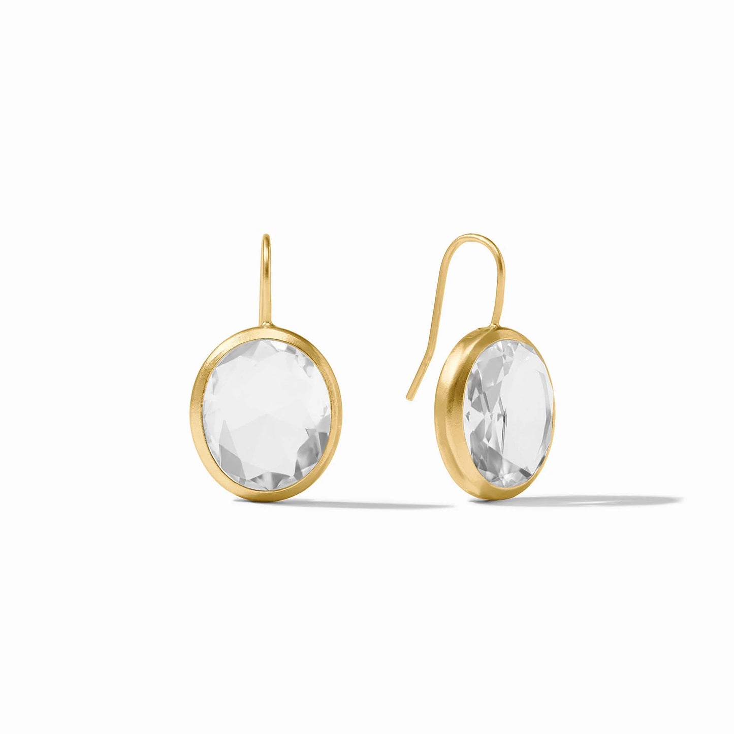 Julie Vos/ Laguna Stone Earring/ Clear Crystal