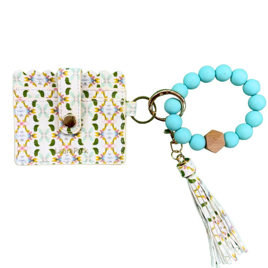 Laura Park/ Keychain Wristlet Wallet/ Dogwood