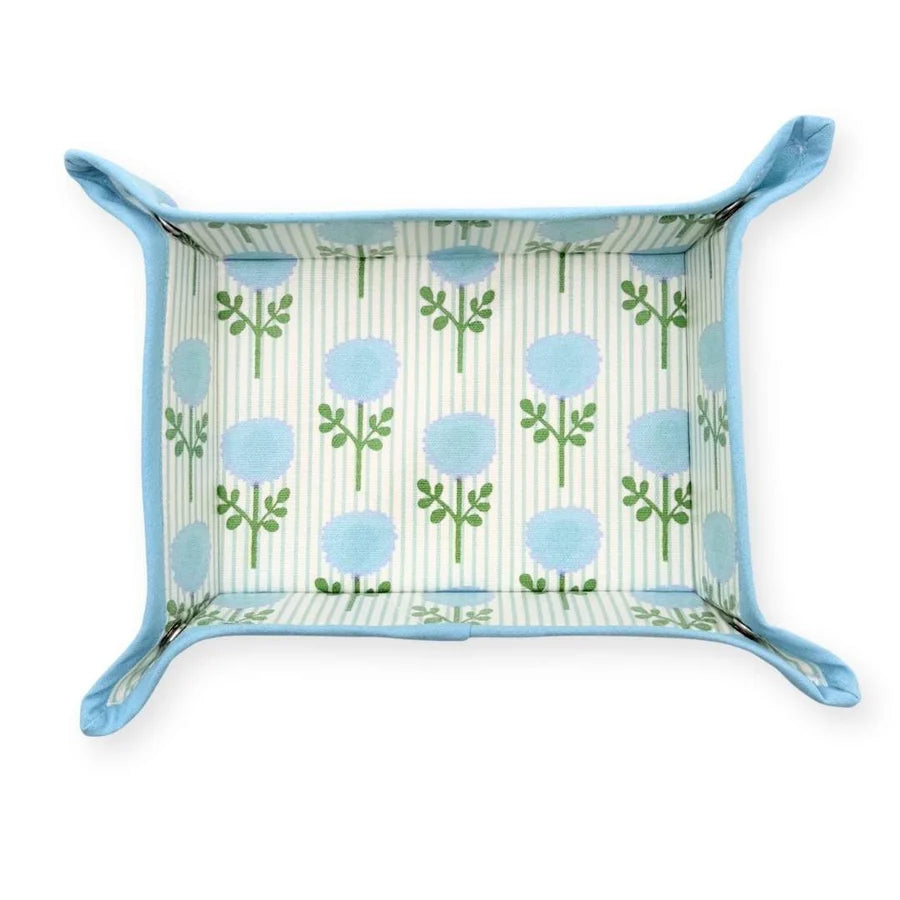 Laura Park/ Snap Tray/ Marigold Ticking Stripe Blue
