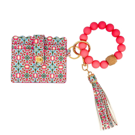 Laura Park/ Keychain Wristlet Wallet/ Gasparilla