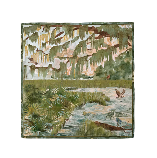 Swells/ The Charleston Marsh Scarf