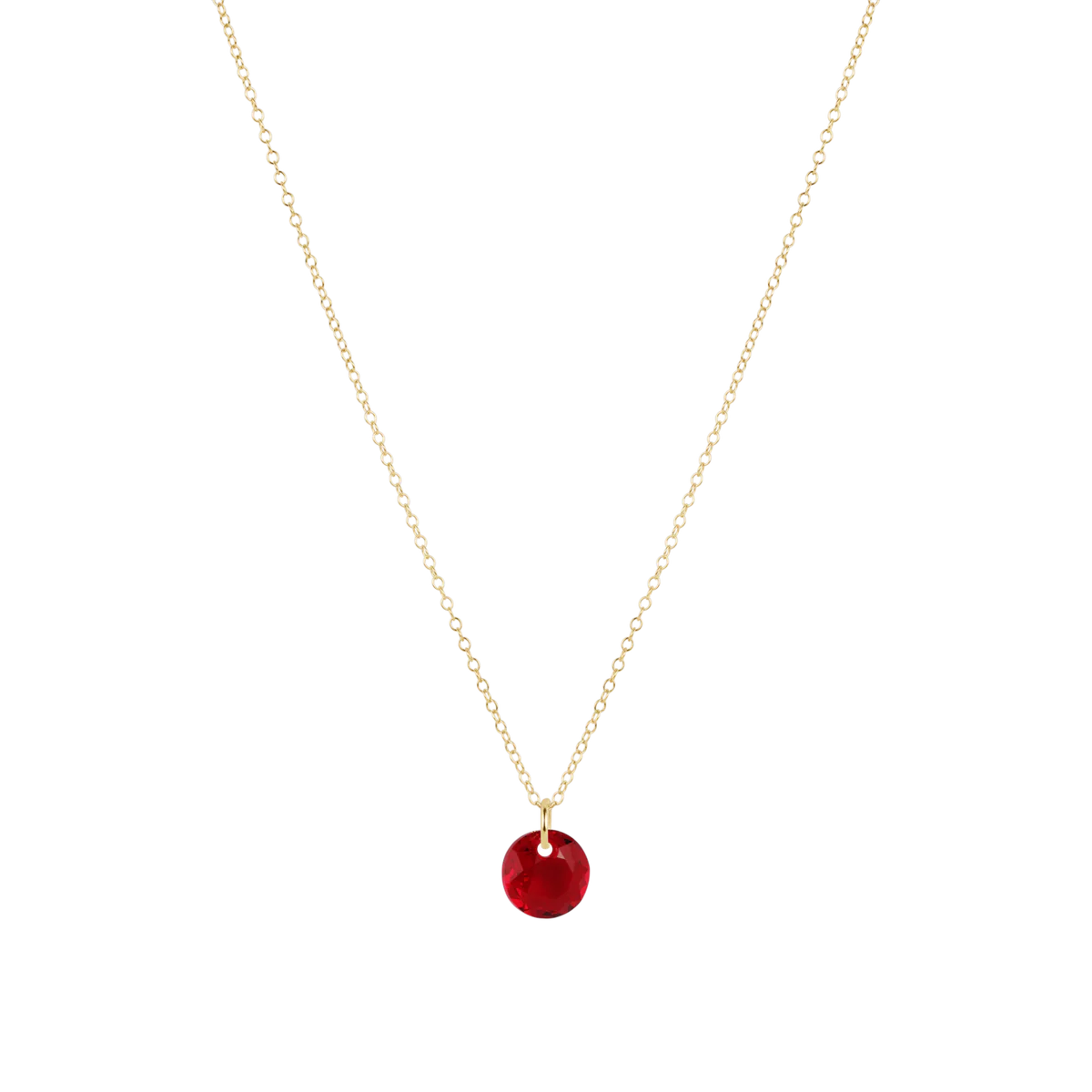 ENewton/ 16" Necklace Gold-Reflection Small Charm-01