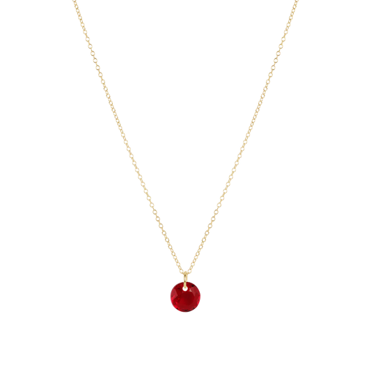 ENewton/ 16" Necklace Gold-Reflection Small Charm-01