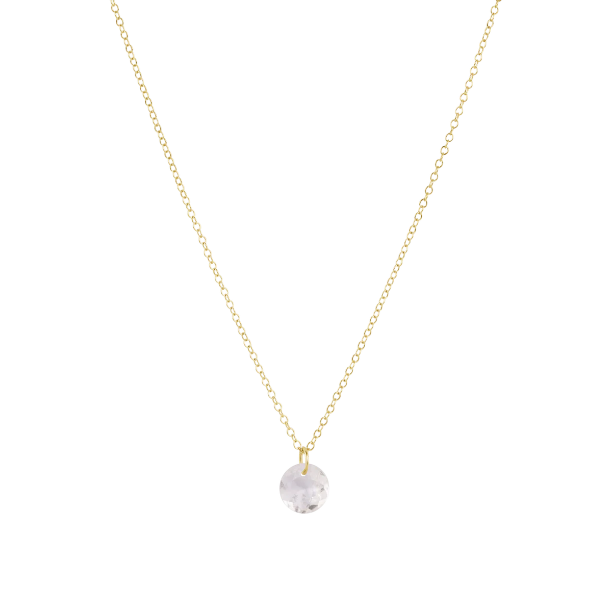 ENewton/ 16" Necklace Gold-Reflection Small Charm-04