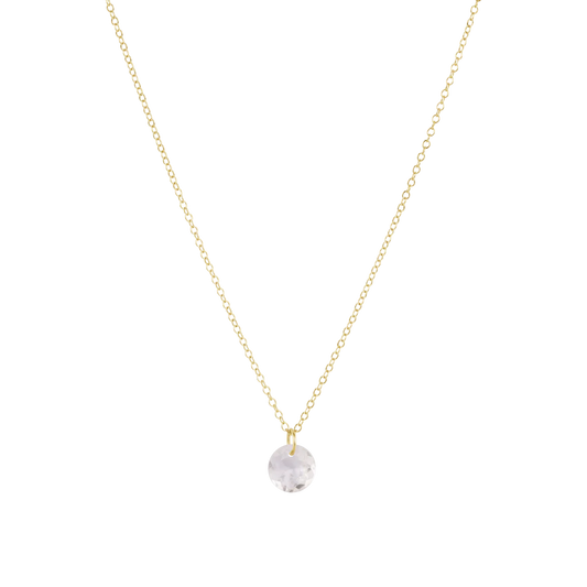 ENewton/ 16" Necklace Gold-Reflection Small Charm-04