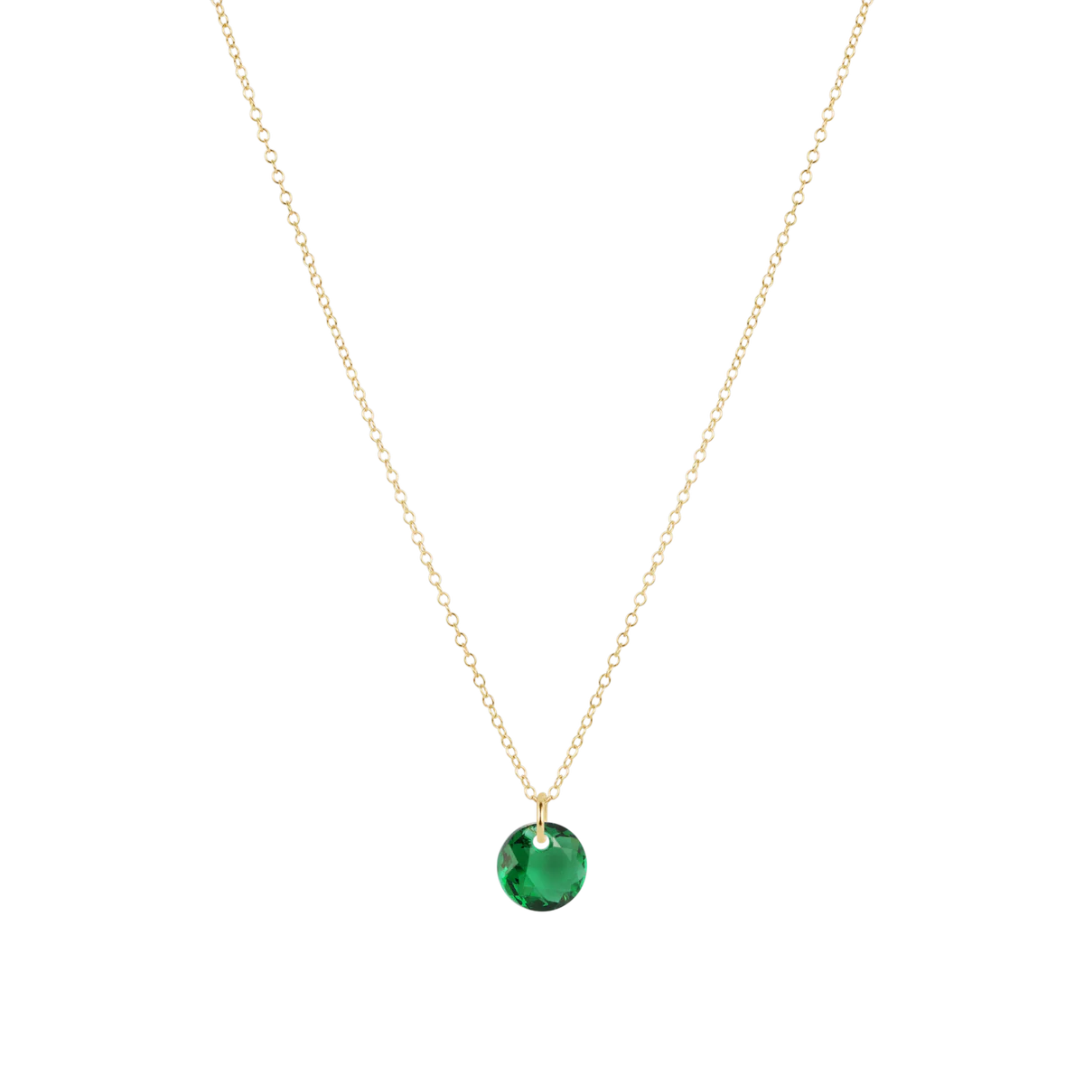ENewton/ 16" Necklace Gold-Reflection Small Charm-05