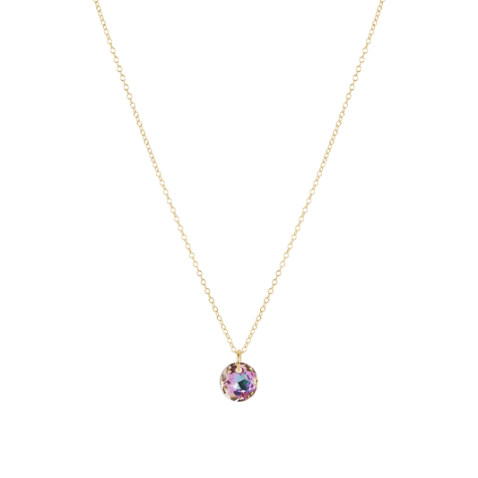 ENewton/ 16" Necklace Gold-Reflection Small Charm-06