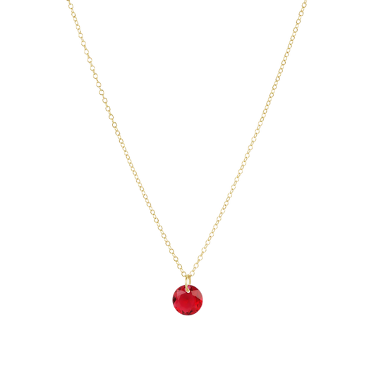ENewton/ 16" Necklace Gold-Reflection Small Charm-07
