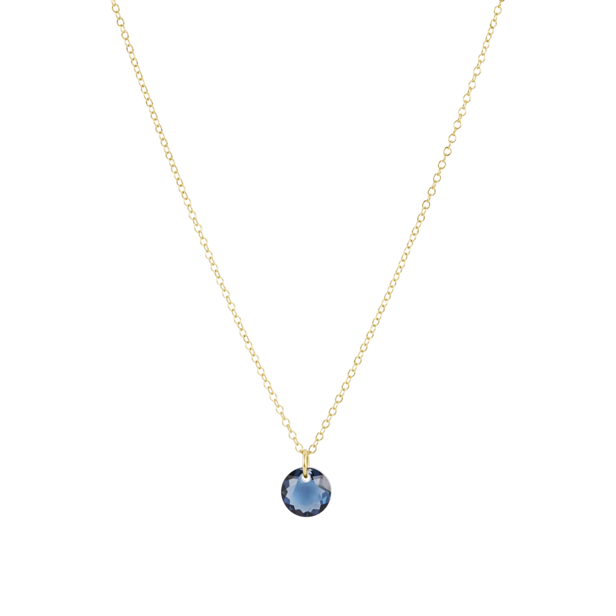 ENewton/ 16" Necklace Gold-Reflection Small Charm-09