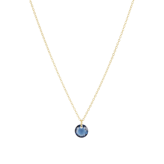ENewton/ 16" Necklace Gold-Reflection Small Charm-09