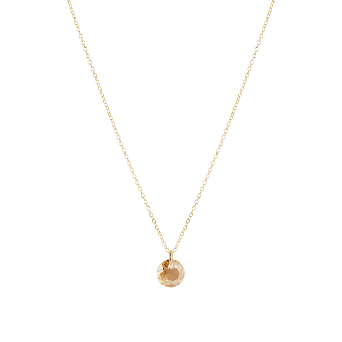 ENewton/ 16" Necklace Gold-Reflection Small Charm-11